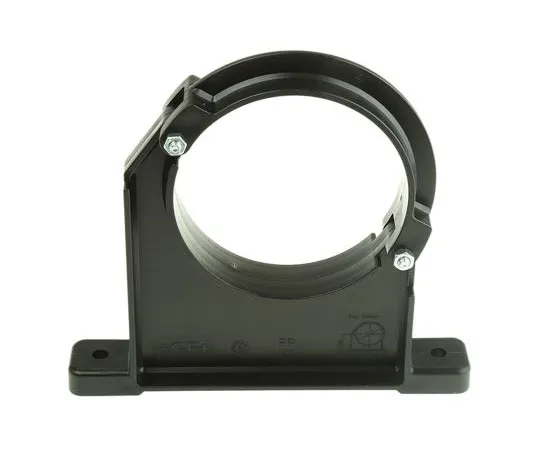 63-7458-55　Georg Fischer PP Black Pipe Clip 120mm, 9mm　167060064