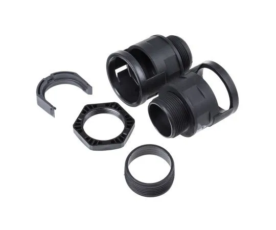 63-7455-42　PMA Straight Cable Conduit Fitting, PA 6 Black Black 29mm nominal size IP68 M32　BVNV-M329