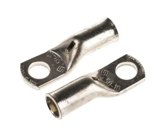 63-7486-43　TE Connectivity XCT Series Uninsulated Tubular Ring Terminal, 10mm Stud Size, 50mm² to 50mm² Wire Size　710025-5