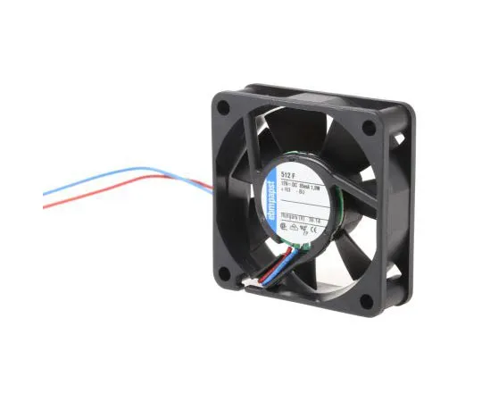 63-7478-43　ebm-papst 500F Series Axial Fan, 50 x 50 x 15mm, 20m³/h, 800mW, 12 V dc　512F
