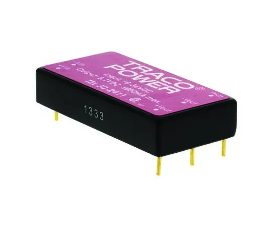 63-7358-33　TRACOPOWER TEL 30 30W Isolated DC-DC Converter Through Hole, Voltage in 18 → 36 V dc, Voltage out 5V dc　TEL 30-2411