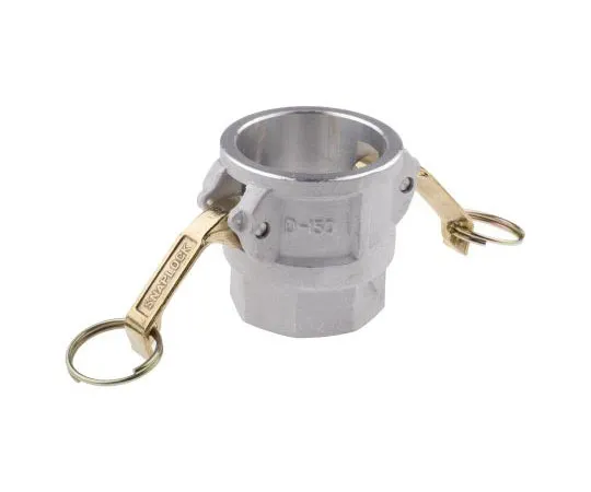 63-7506-76　Straight Male Hose Coupling 1-1/2in Part D Cam & Groove Coupler, 1-1/2 in BSPT Female, Aluminium　362-6762
