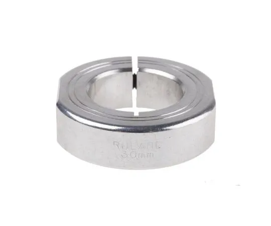 63-7404-33　Ruland Shaft Collar One Piece Clamp Screw, Bore 30mm, OD 54mm, W 15mm, Aluminium　OF-MCL-30-A