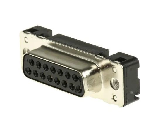 63-7382-59　Harting 15 Way Through Hole PCB D-sub Connector Socket, 2.74mm Pitch, with M3 Threaded Inserts　9662117501