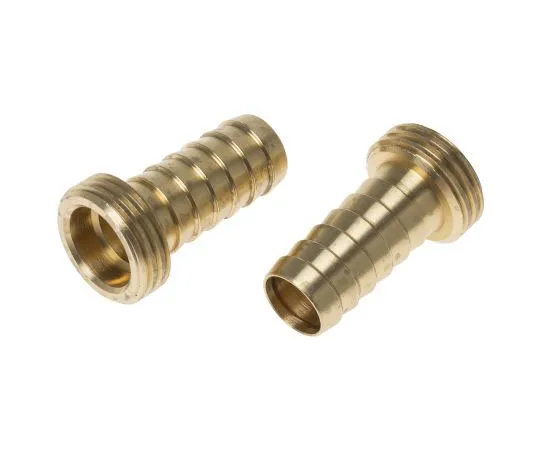 63-7374-81　RS PRO Straight Brass Hose Connector, 1/2 in BSP Male　146-3051