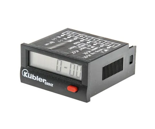 63-7540-60　Kubler Hour Counter, 8 digits, LCD, Screw Connection, 10 → 260 V ac/dc　6.134.012.853