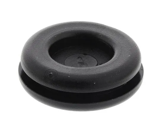 63-7366-36　SES Black PVC 18mm Round Cable Grommet for Maximum of 11 mm Cable Dia.　1330352010