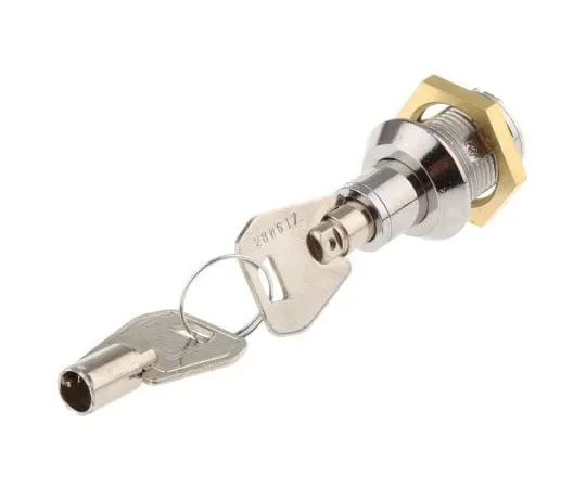63-7497-53　Euro-Locks a Lowe & Fletcher group ******* Panel to Tongue Depth 22.5mm Chrome Plated Tumbler Lock, Key to unlock　4361-1400BA