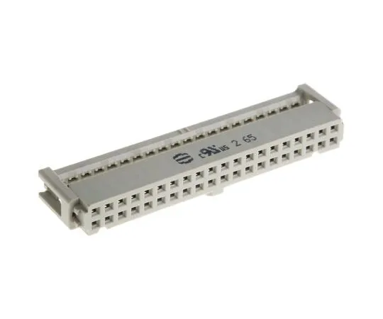 63-7538-74　Harting 40-Way IDC Connector Socket for Cable Mount, 2-Row　9185406803