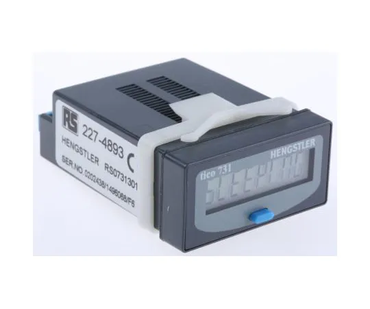 63-7435-10　Hengstler 8 Digit, LCD, Digital Counter, 20Hz, 12 → 250 V ac/dc　0 731 301