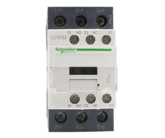 63-7527-60　Schneider Electric 3 Pole Contactor, 32 A, 110 V ac Coil, TeSys D, 3NO, 15 kW　LC1D32F7