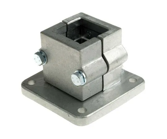 63-7512-38　Rose+Krieger Square Tube Base Clamp, strut profile 40 mm,　13400005020