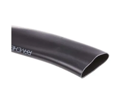 63-7430-37　TE Connectivity Black No Heat Shrink Tubing 19mm Sleeve Dia. x 5m Length, DR-25 Series 2:1 Ratio　DR-25-3/4-0-5