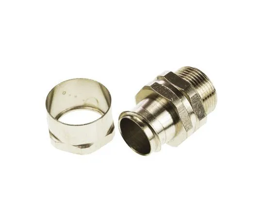 63-7435-23　Adaptaflex Swivel Cable Conduit Fitting, Brass Silver Nickel Plated 25mm nominal size IP54 M25　7TCA296040R0141  SPB25/M25/B