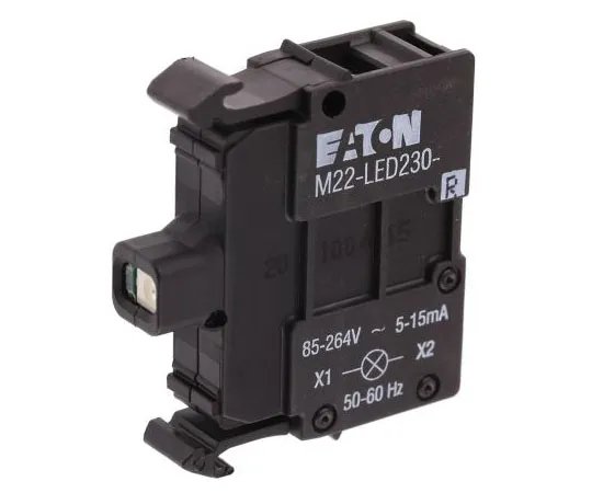 63-7526-96　Eaton M22 Light Block LED Red 85  264 V ac Screw terminal　216564 & M22-LED230-R