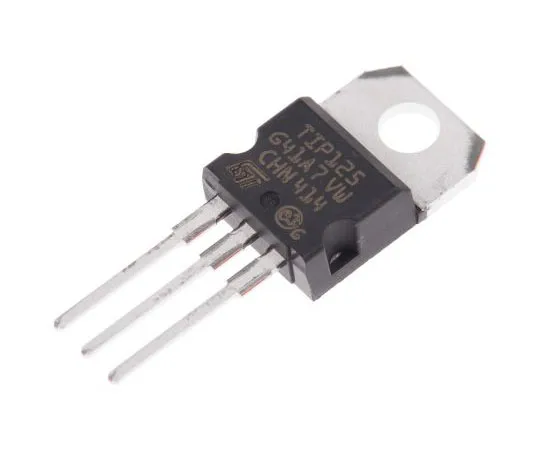63-7449-13　STMicroelectronics TIP125 PNP Darlington Pair, 5 A 60 V HFE:1000, 3-Pin TO-220　TIP125