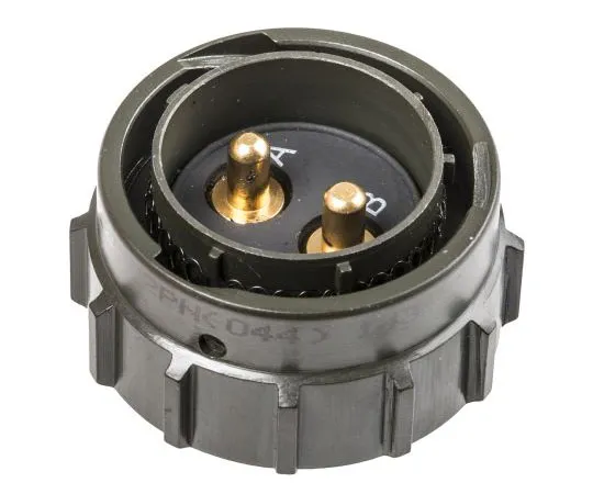 63-7442-56　Amphenol 62GB Series, 2 Way Cable Mount MIL Spec Circular Connector Plug, Pin Contacts,Shell Size 18, Bayonet Coupling,　62GB-56TG18-02PN(044)