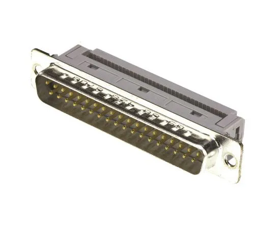 63-7538-98　Harting 2.77mm Pitch 37 Way IDC D-Sub Ribbon Cable Connector, Plug, Steel Shell　9664286700