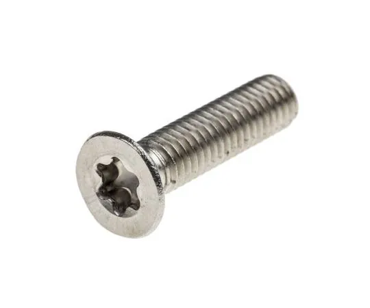 63-7456-37　Plain Countersunk Stainless Steel Tamper Proof Security Screw, M6 x 25mm　262-5831