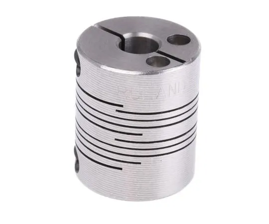 63-7491-80　Ruland Stainless Steel Flexible Beam Coupling, MWC25-8-8-SS, Bore A 8mm Bore B 8mm Clamp　MWC25-8-8-SS