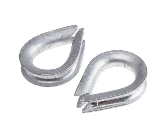 63-7447-27　RS PRO Steel Galvanised Thimble, 8mm　247-9105