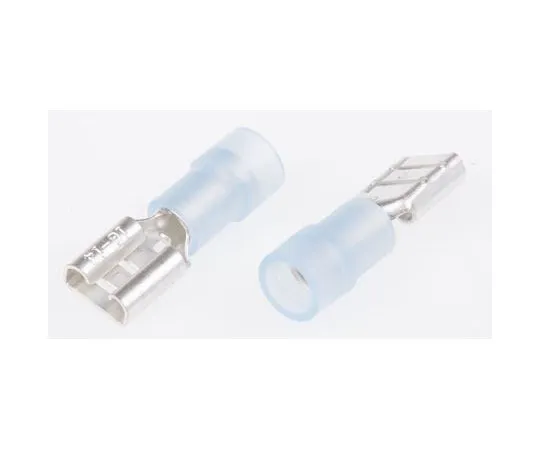 63-7460-01　RS Pro Blue Insulated Crimp Receptacle, 6.35 x 0.8mm, 1.5mm² to 2.5mm², 16AWG to 14AWG, Tin Plated　267-4142