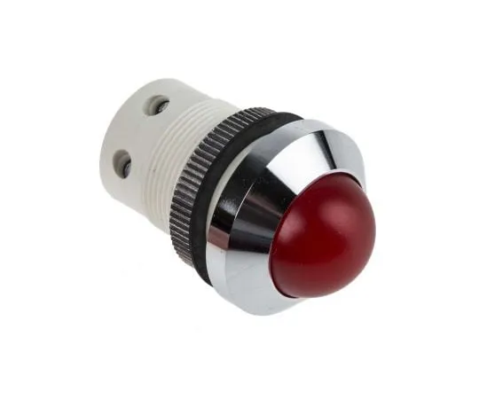 63-7374-12　Signal Construct Red Indicator, Screw Termination, 230 V ac, 22mm Mounting Hole Size, IP67　SMQD22038