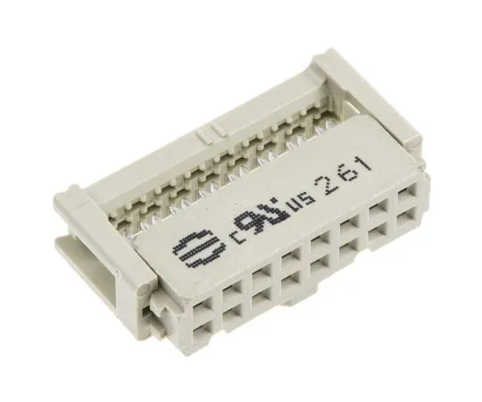 63-7538-69　Harting 16-Way IDC Connector Socket for Cable Mount, 2-Row　9185166803