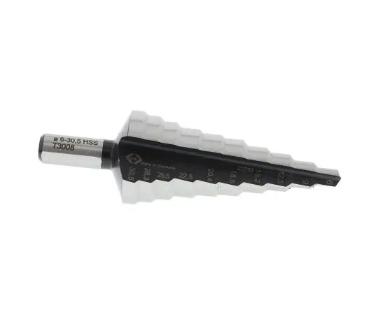 63-7526-27　CK HSS 6 → 30.5mm Step Drill Bit, 10 Steps　T3008