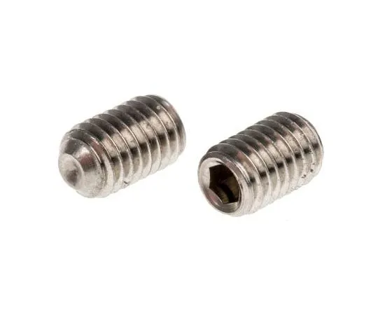 63-7412-66　Stainless Steel Hex Socket Set M5 x 8mm Grub Screw　187-0743