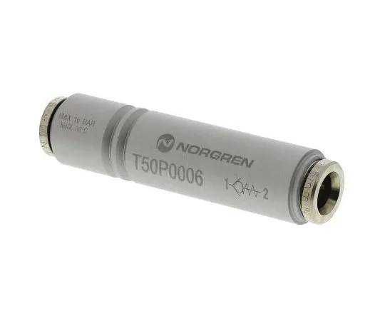 63-7470-99　Norgren T50P Non Return Valve, 6mm Tube 6mm Tube, -0.9 → 16bar　T50P0006