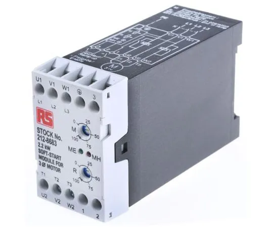 63-7426-59　RS PRO 5.5 A Soft Starter, 2.2 kW, 380 → 460 V ac　212-8683