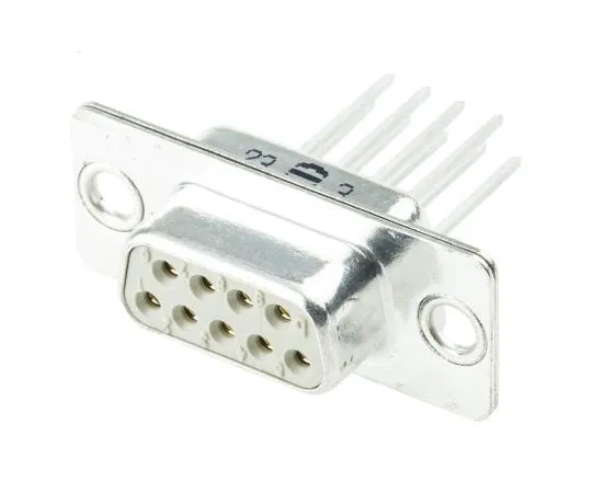 63-7382-41　Harting 0967 Series 2.74mm Pitch 9 Way Straight Panel Mount Female Wire Wrap D-sub Connector, 7.5A　9670094707
