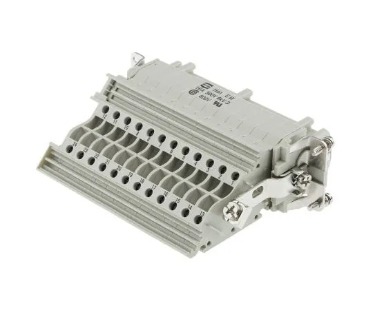 63-7509-12　Han B Series size 24 B Connector Insert, Female, 24 Way, 16A, 500 V　9330244725