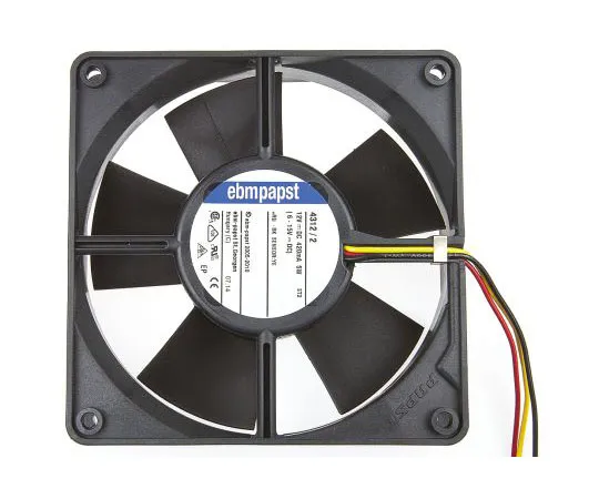 63-7478-41　ebm-papst 4300 Series Axial Fan, 119 x 119 x 32mm, 170m³/h, 5W, 12 V dc　4312/2