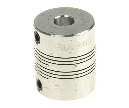 63-7508-33　Ruland Aluminium Flexible Beam Coupling, PSR12-4-4-A, Bore A 1/4in Bore B 1/4in Set Screw　PSR12-4-4-A