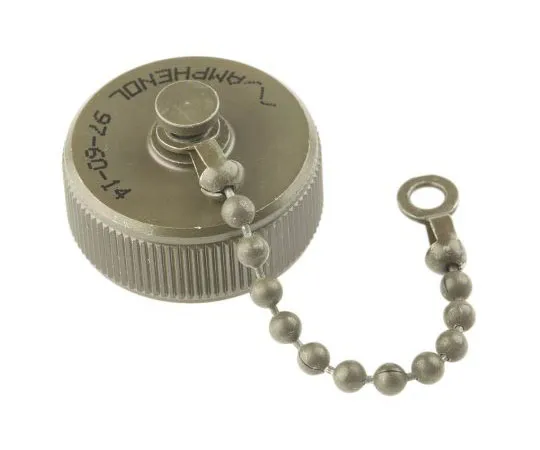 63-7477-73　Amphenol 97 Series MIL-DTL-5015 Male Dust Cap, Shell Size 14 IP66 Rated, with Olive Drab Cadmium Finish　97-60-14