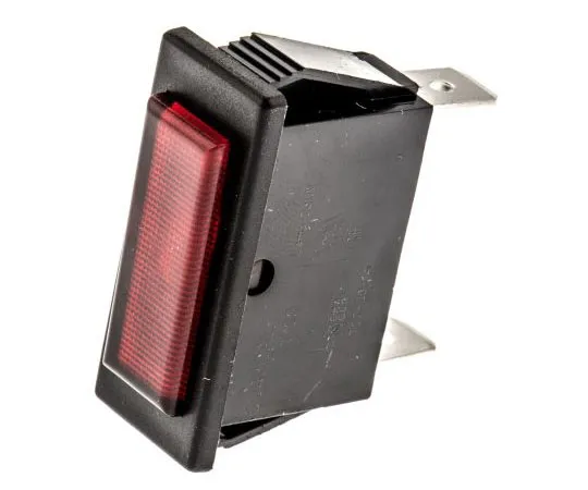 63-7473-42　Arcolectric Red neon Indicator, Tab Termination, 230 V ac, 30 x 11mm Mounting Hole Size　C0430ALNAB