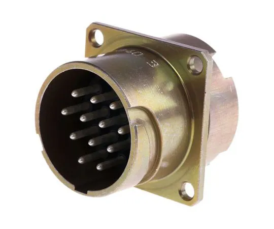63-7406-23　Souriau 840 Series Panel Mount Connector, 12 contacts Socket　84031132