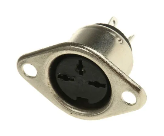 63-7449-22　Neutrik NYS Series, 3 Pole Din Socket Socket, 2A　NYS324