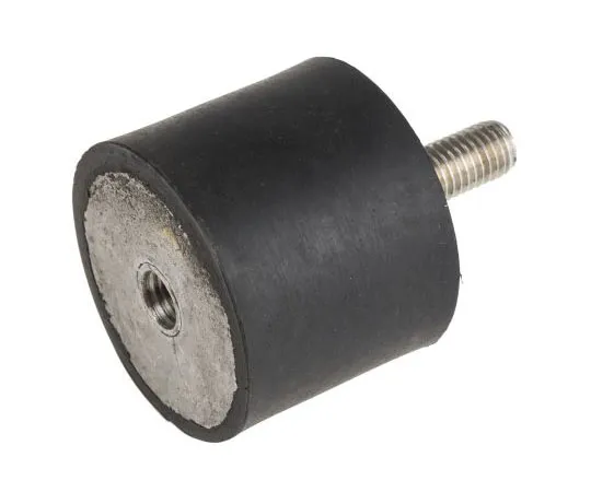 63-7392-51　RS PRO 40mm Shock Mount M10 50mm Diameter 168.63kg Compression Load, Male to Female Natural Rubber　171-2610