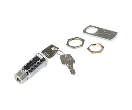 63-7489-97　Euro-Locks a Lowe & Fletcher group ******* Panel to Tongue Depth 32.7mm Zamak Chrome Plated Camlock, Key to unlock　F7-53-2