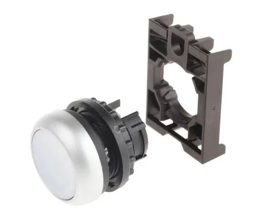 63-7548-88　Eaton M22 Series, White Push Button Head, Maintained, 22mm Cutout　78635806 & M22-DRL-W+M22-A