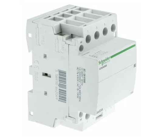63-7444-64　Schneider Electric 4 Pole Contactor, 63 A, 230 V ac Coil, Tesys GC, 4NO　GC6340M5