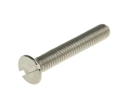 63-7380-71　RS Pro, M4 Countersunk Head, 25mm Stainless Steel Slot A4 3160.7　158-3427