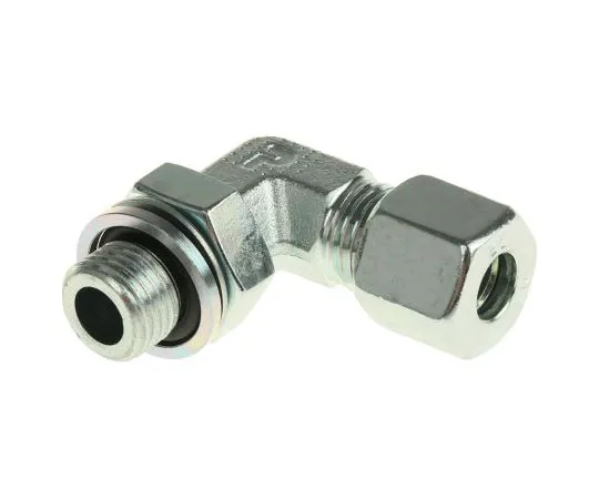 63-7510-14　Parker Steel Zinc Plated Hydraulic Elbow Compression Tube Fitting, WEE08LRCF　WEE08LRCF