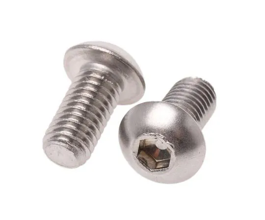 63-7411-74　RS PRO M8 x 16mm Hex Socket Button Screw Plain Stainless Steel　185-5794