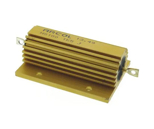 63-7449-84　Arcol HS100 Series Aluminium Ho***d Axial Wire Wound Panel Mount Resistor, 1.5kΩ ±5% 100W　HS100 1K5 J