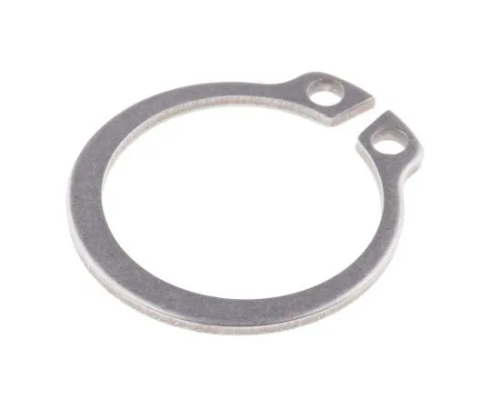 63-7424-48　Stainless Steel External Circlip, 20mm Shaft Diameter, 19mm Groove Diameter　209-6693