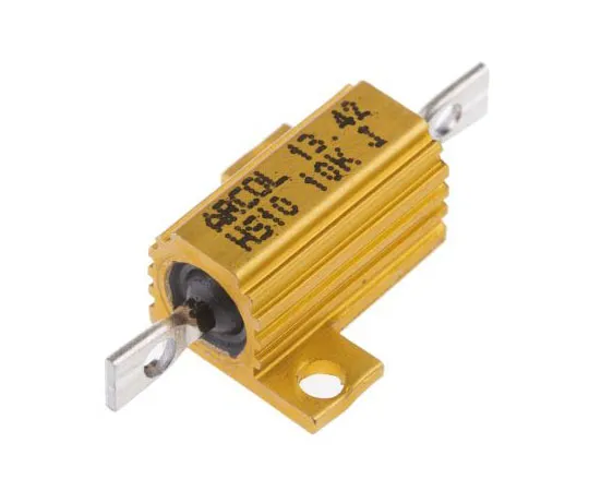 63-7449-64　Arcol HS10 Series Aluminium Ho***d Axial Wire Wound Panel Mount Resistor, 10kΩ ±5% 10W　HS10 10K J